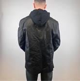 Vintage Relaxed Fit Leather Jacket - L